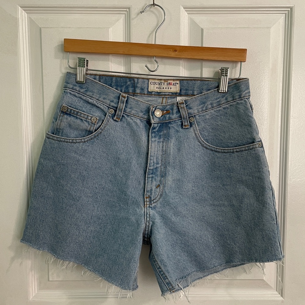 Vintage High Waisted Mom Jean Shorts